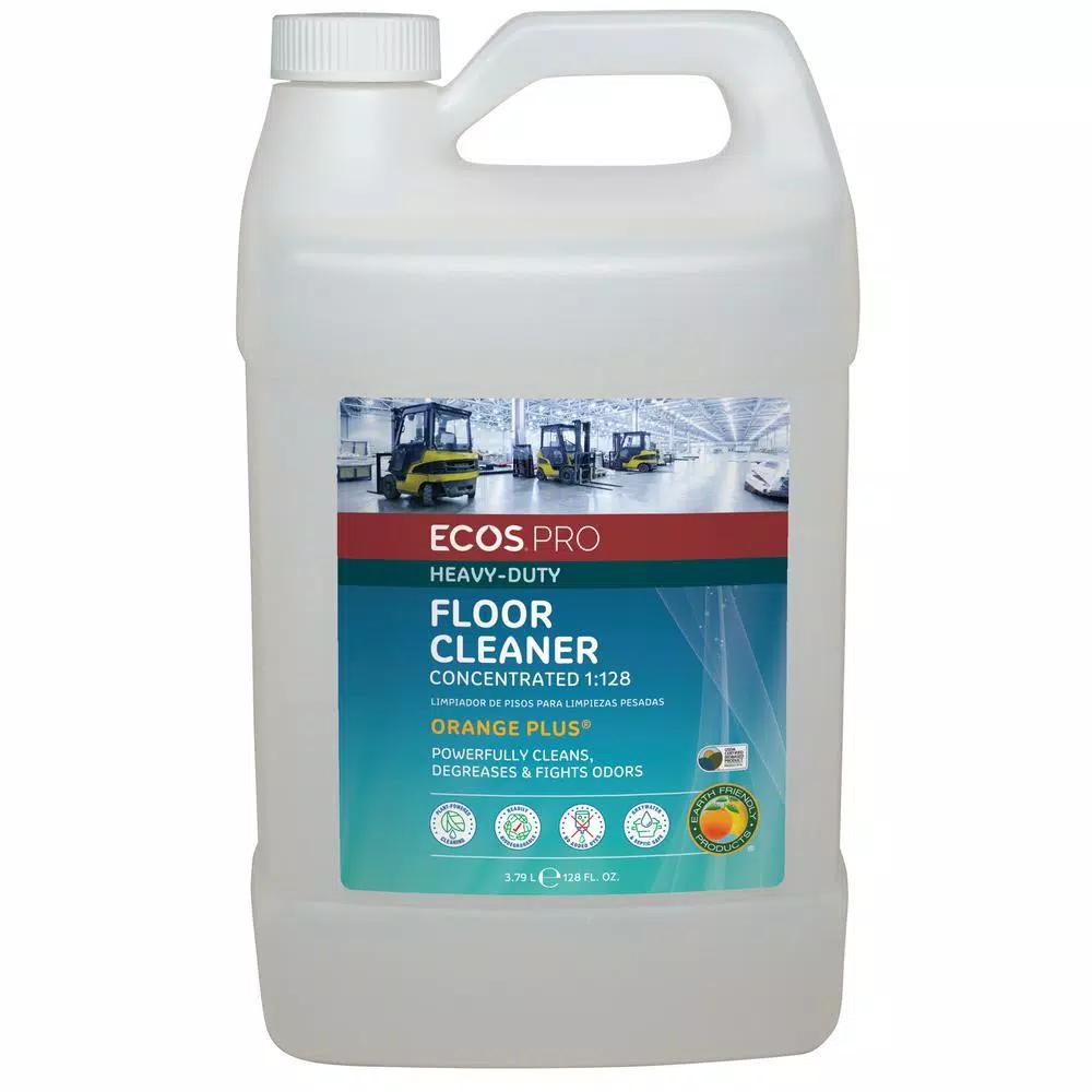 ECOS Pro Orange Plus Heavy-Duty Floor Cleaner Concentrate, 128 oz.