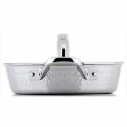 1829 Carl Schmidt Sohn STERN 2.1 qt. Hammered Stainless Steel Saute Pan with Lid thumbnail 3