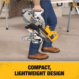 DEWALT 20V MAX Cordless 7-1/4 in. Miter Saw and Compact Router Combo Kit thumbnail 7