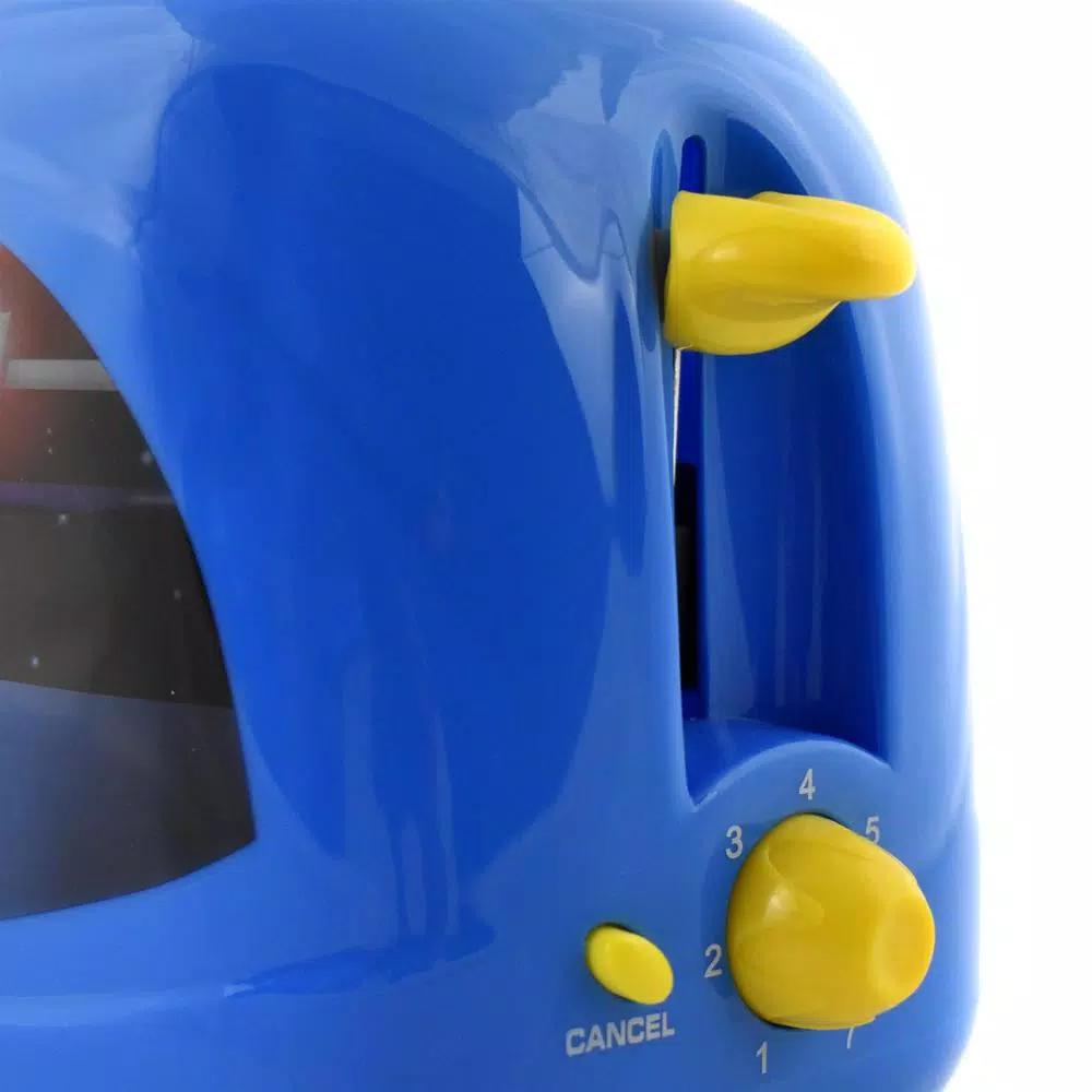 Uncanny Brands WWE Retro Blue Two-Slice Toaster, 600W
