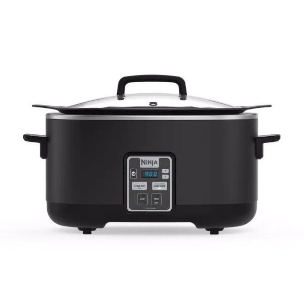 Ninja 2-in-1 6 Qt. Slow Cooker with Stovetop Searing Function and Accutemp Technology, Black