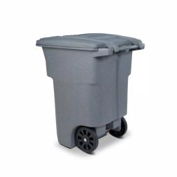 Toter 96 Gal. Graystone Wheeled Secure Document Cart thumbnail 6