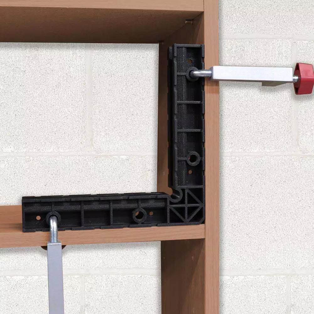 Milescraft TrackClampKit100 90-Degree Corner Clamp Track Kit, 5-Piece Set