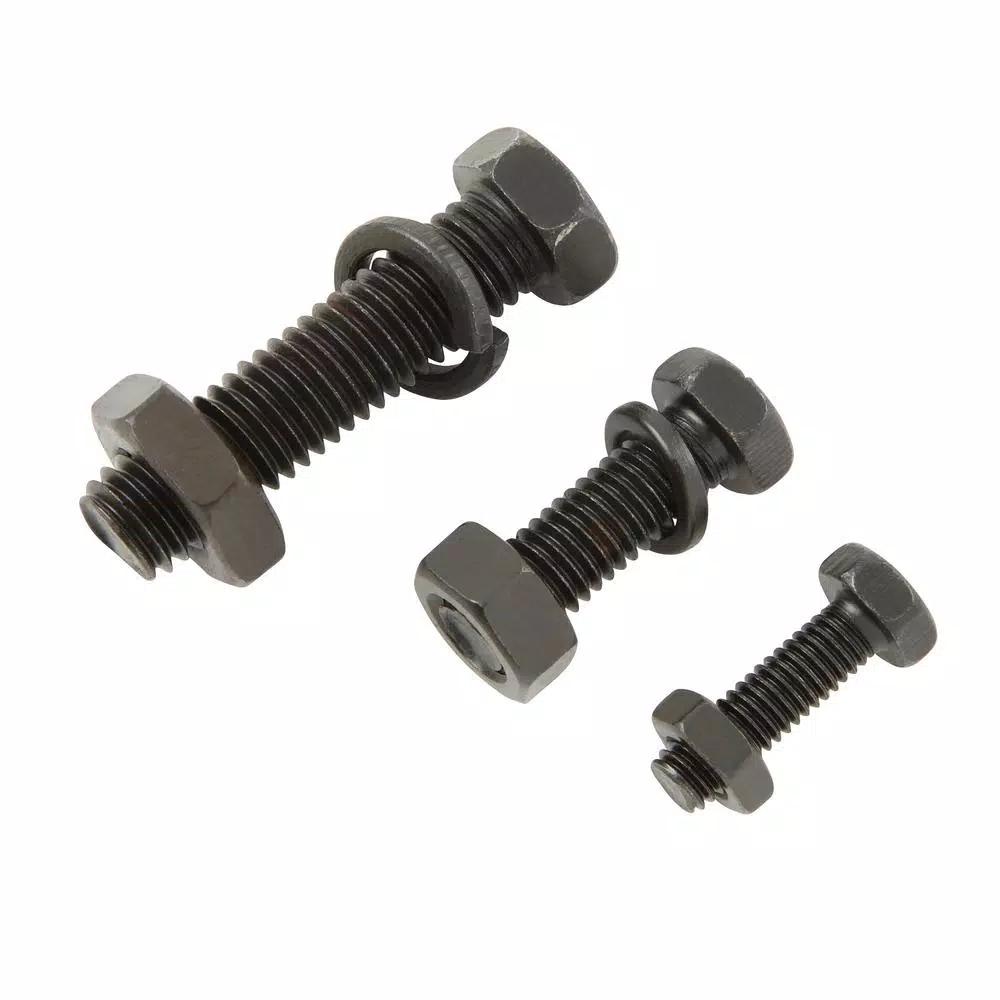 Grand Rapids Industrial Products Grip 240-Piece Nut and Bolt Assortment Set with Hex Nuts and Split Washers