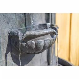 Kenroy Home Royal Resin Wall Fountain with Lion Head Design and LED Light, Zinc Finish thumbnail 15