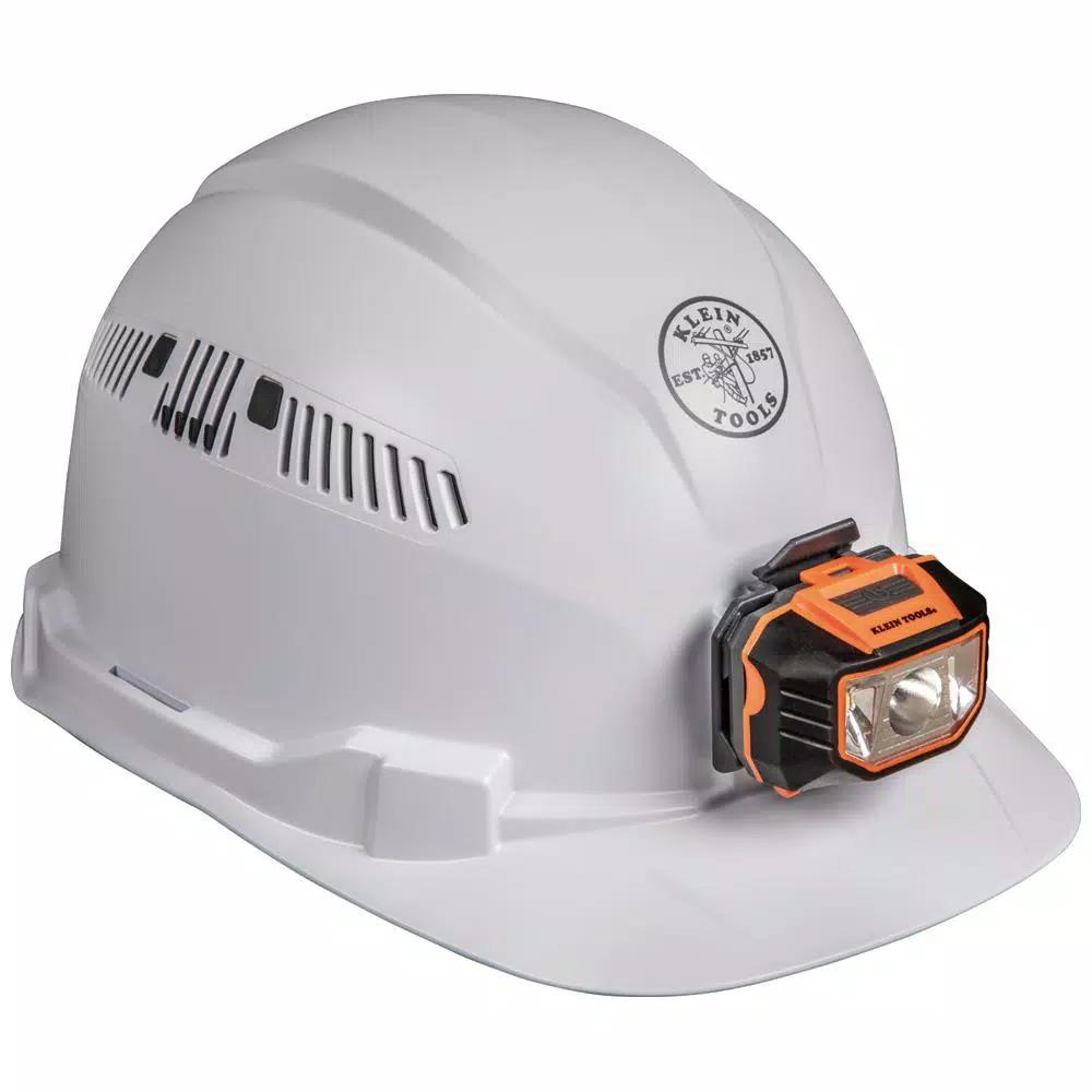 Klein Tools Hard Hat Headlamp and Magnetic Work Light
