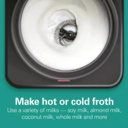 Hamilton Beach FlexBrew Single Serve Coffee Maker with Built-in Milk Frother, Black thumbnail 6