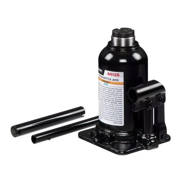 Sunex Tools 12-Ton Short Bottle Jack, Steel Mechanical Lifting Jack