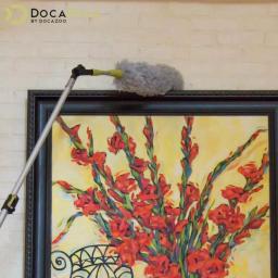 DocaPole Microfiber Feather Duster & 6-24 ft. Telescopic Extension Pole High Reach Cleaning Kit thumbnail 4