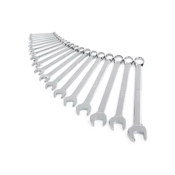 TEKTON 19-Piece SAE Combination Wrench Set, 1/4 in. to 1-1/4 in.