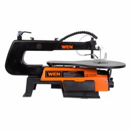 WEN 16 in. Variable Speed 2-Direction Scroll Saw, 1.2 Amp, Cast Iron Base thumbnail 2