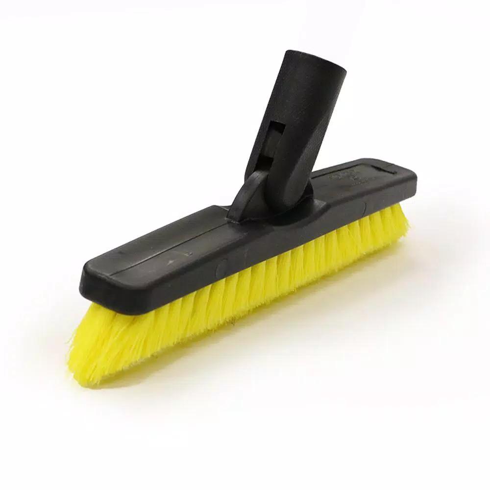 Unger 5.5 in. Swivel Grout and Corner Brush with Stiff Nylon Bristles
