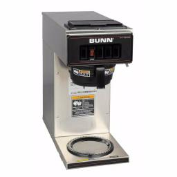 BUNN VP17-1SS 12-Cup Commercial Pourover Coffee Brewer with Warmer, Stainless Steel thumbnail 1