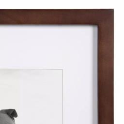 DesignOvation Design Ovation Gallery Wood Picture Frame Set, Walnut Brown, 14 x 18 in. (Set of 2) thumbnail 4