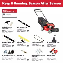 Troy-Bilt TB200 21 in. Self-Propelled Gas Lawn Mower with Briggs & Stratton 140cc Engine thumbnail 2