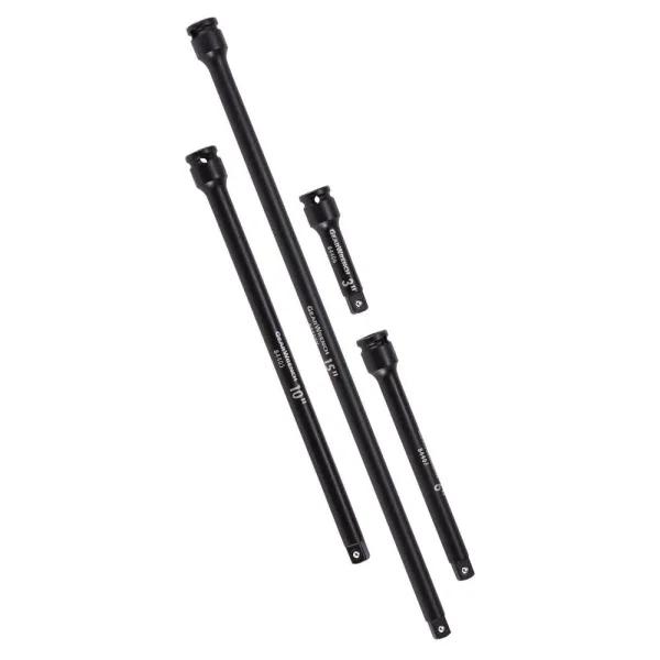 GEARWRENCH 4-Piece 3/8 in. Drive Impact Extension Set (3, 6, 10, 15 in.)