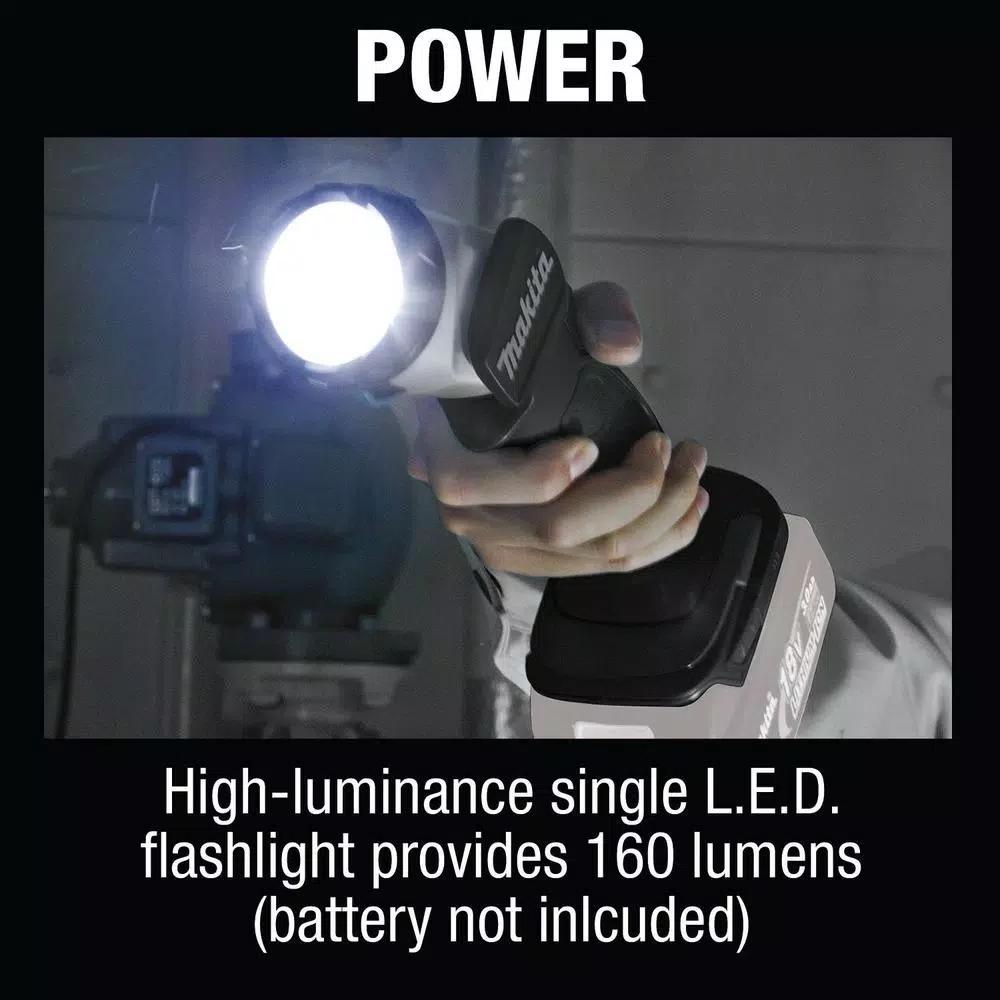 Makita 18V LXT Lithium-Ion Cordless LED Flashlight, 160 Lumens, Model DML802