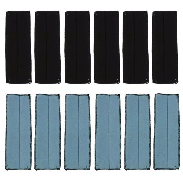 Bison Life Replacement Sweatband for Hard Hat or Bump Cap, Black, 12-Pack