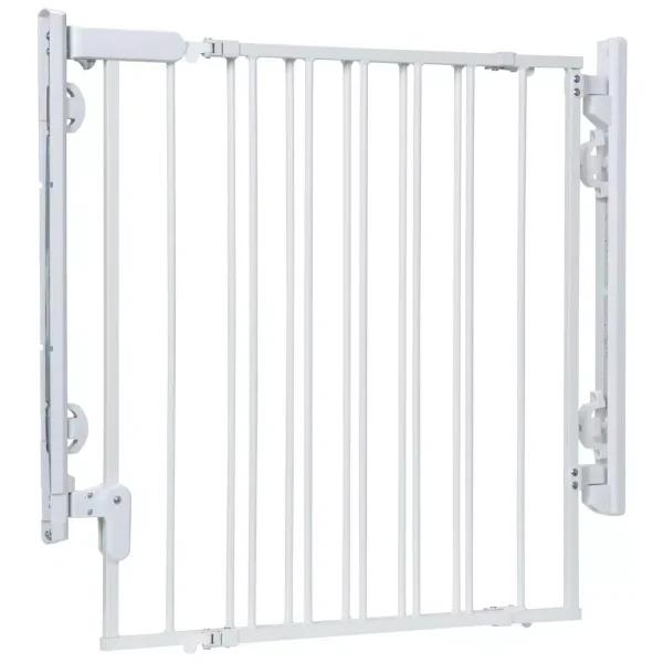 Safety 1st Ready to Install 28 in. Hardware Mounted Child Safety Gate, White