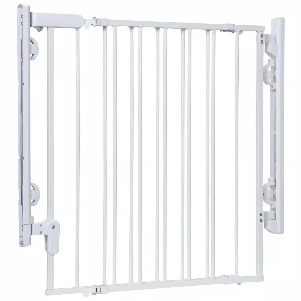 Safety 1st Ready to Install 28 in. Hardware Mounted Child Safety Gate, White