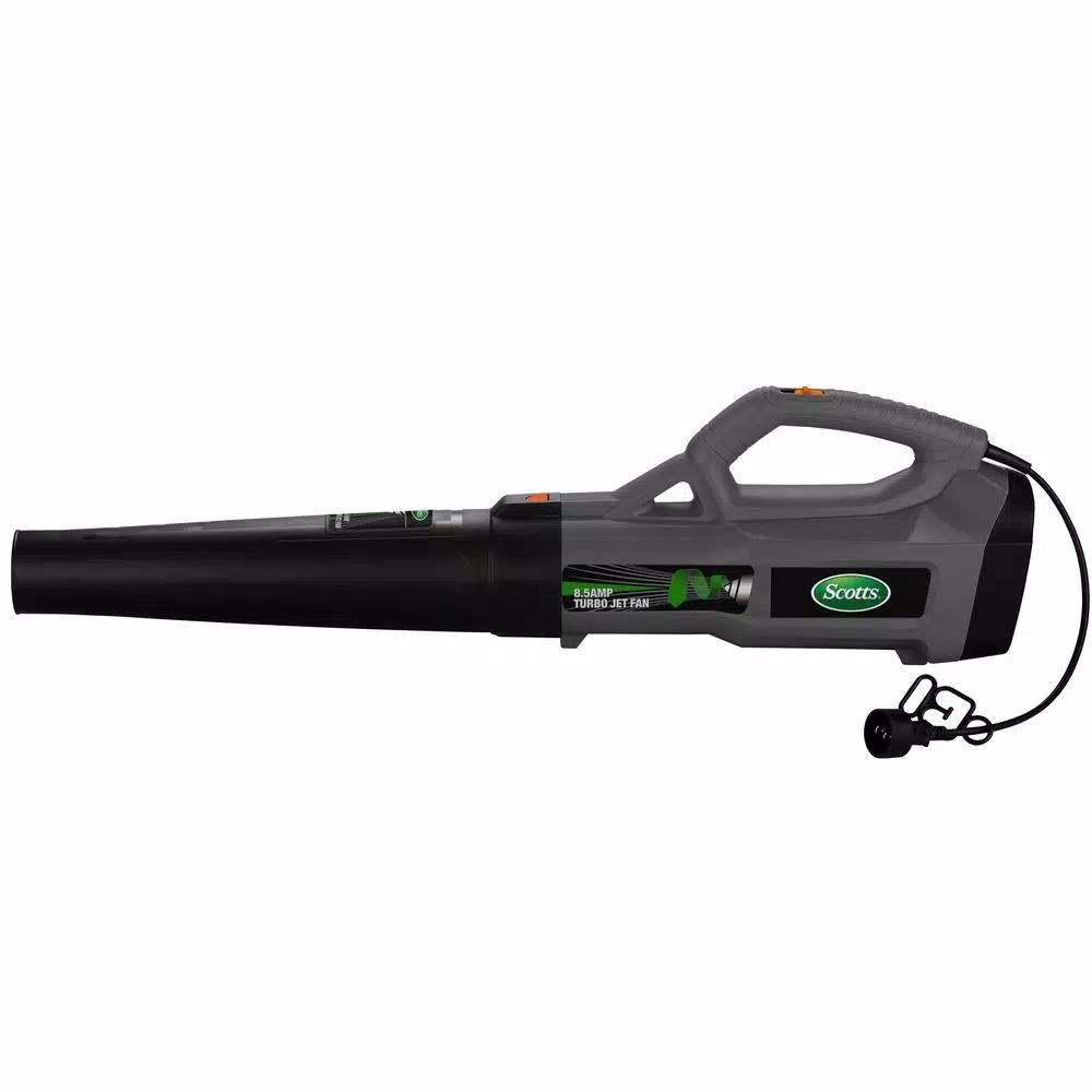 Scotts Corded Electric Leaf Blower, 120 MPH, 465 CFM, 8.5 Amp Handheld Blower