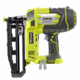 RYOBI 18V ONE+ AirStrike 16-Gauge Cordless Straight Finish Nailer Kit with 2.0 Ah Battery and Charger thumbnail 4