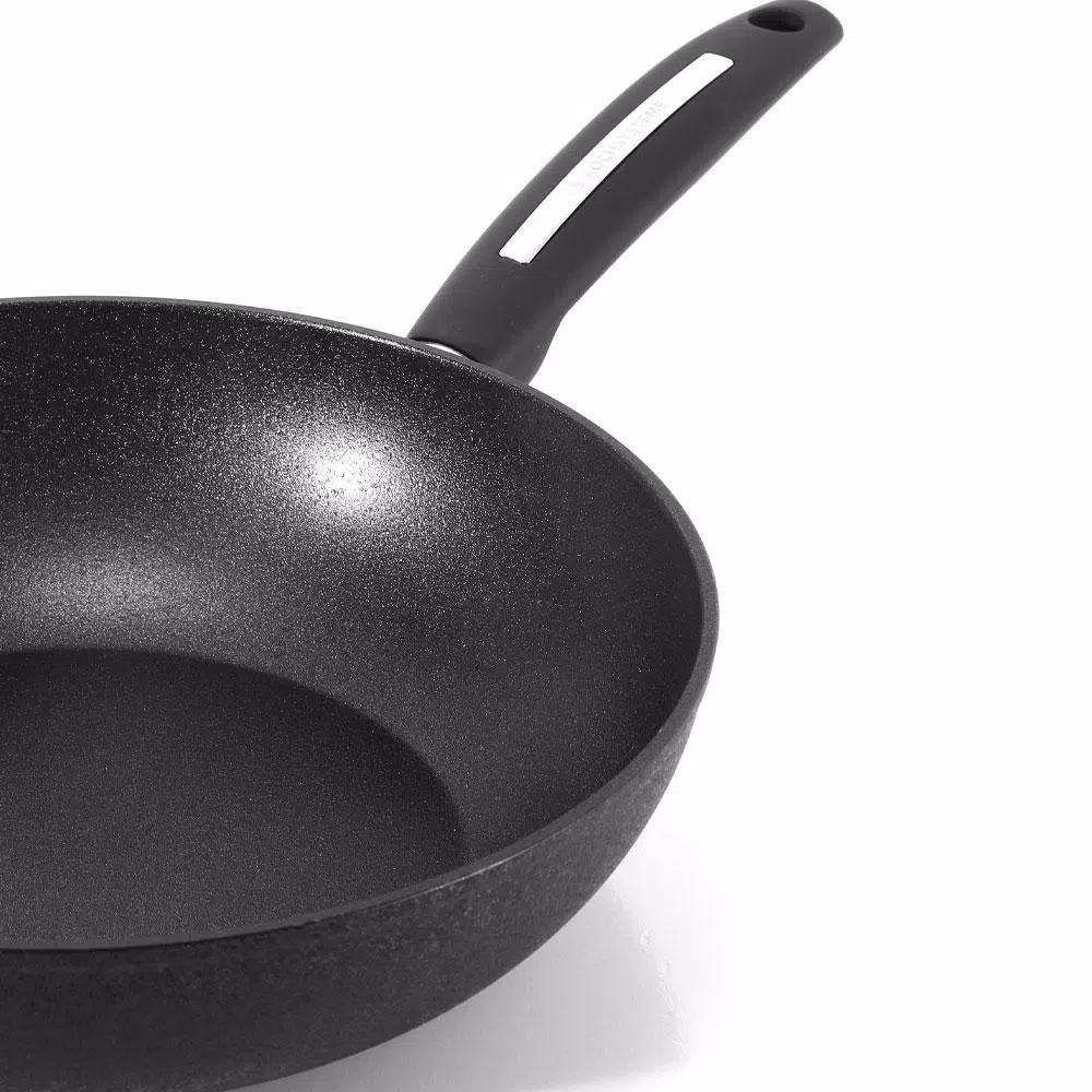 KOCH SYSTEME CS CS KOCHSYSTEME Munster 11 in. Black Forged Aluminum Nonstick Wok