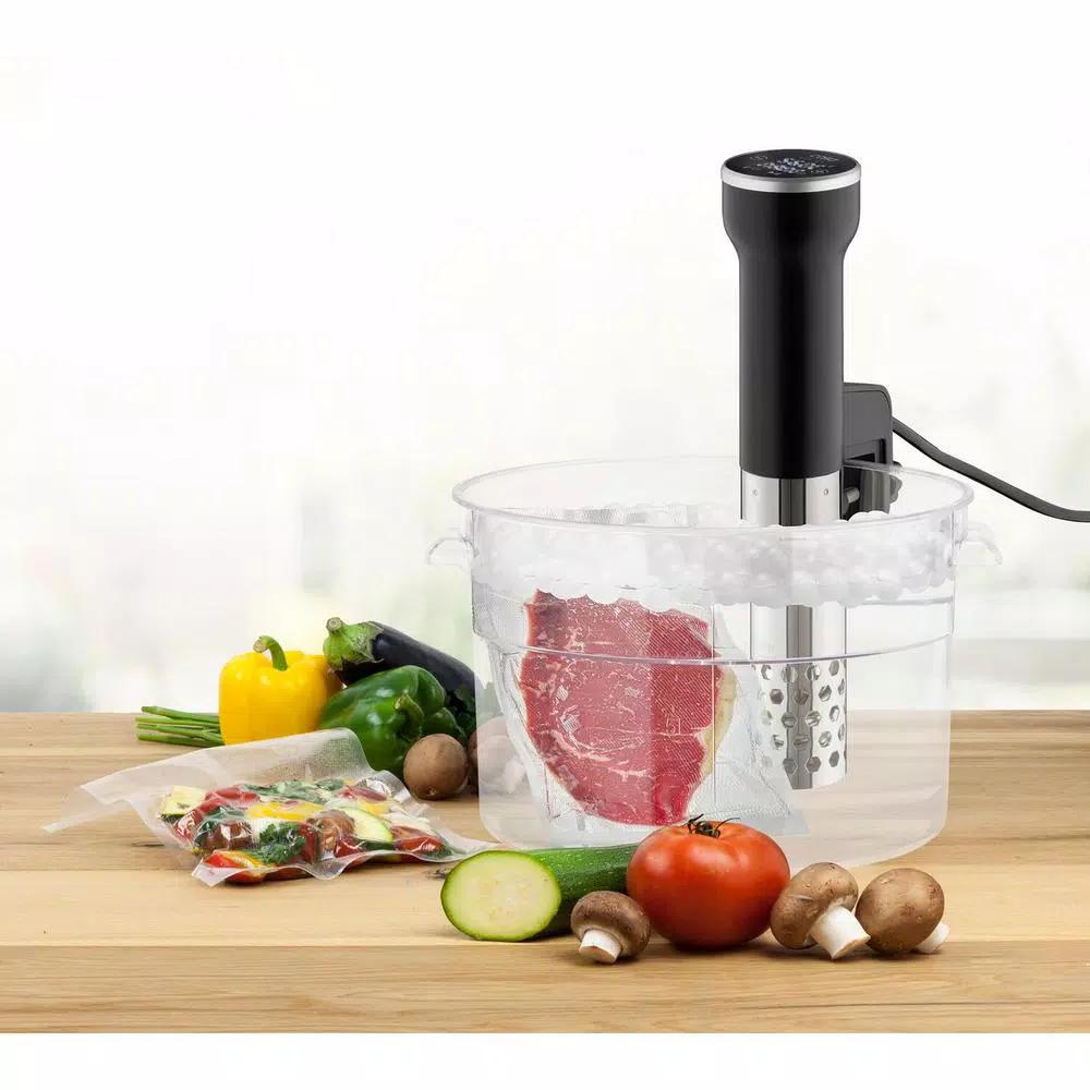 CASO Design Sous Vide Stick Cooker, 800W Precision Immersion Circulator, Silver