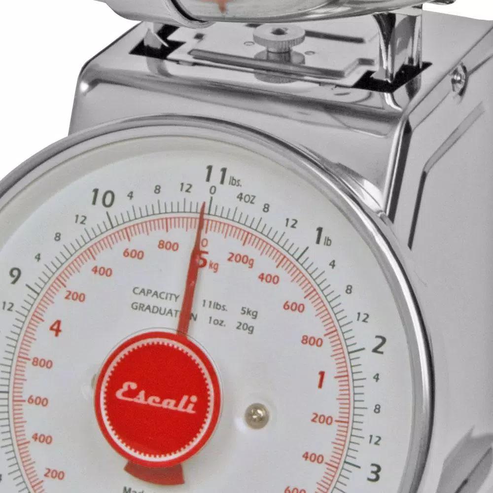 Escali Mercado Analog Food Scale with Stainless Steel Bowl