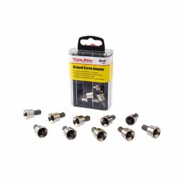 ToolPro #2 Phillips Bit Drywall Screw Adapters with Interlocking Storage Box (10-Pack) thumbnail 1