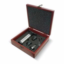 Epicureanist 4-Piece Wine Essentials Gift Set in Elegant Cherry Wooden Box thumbnail 1