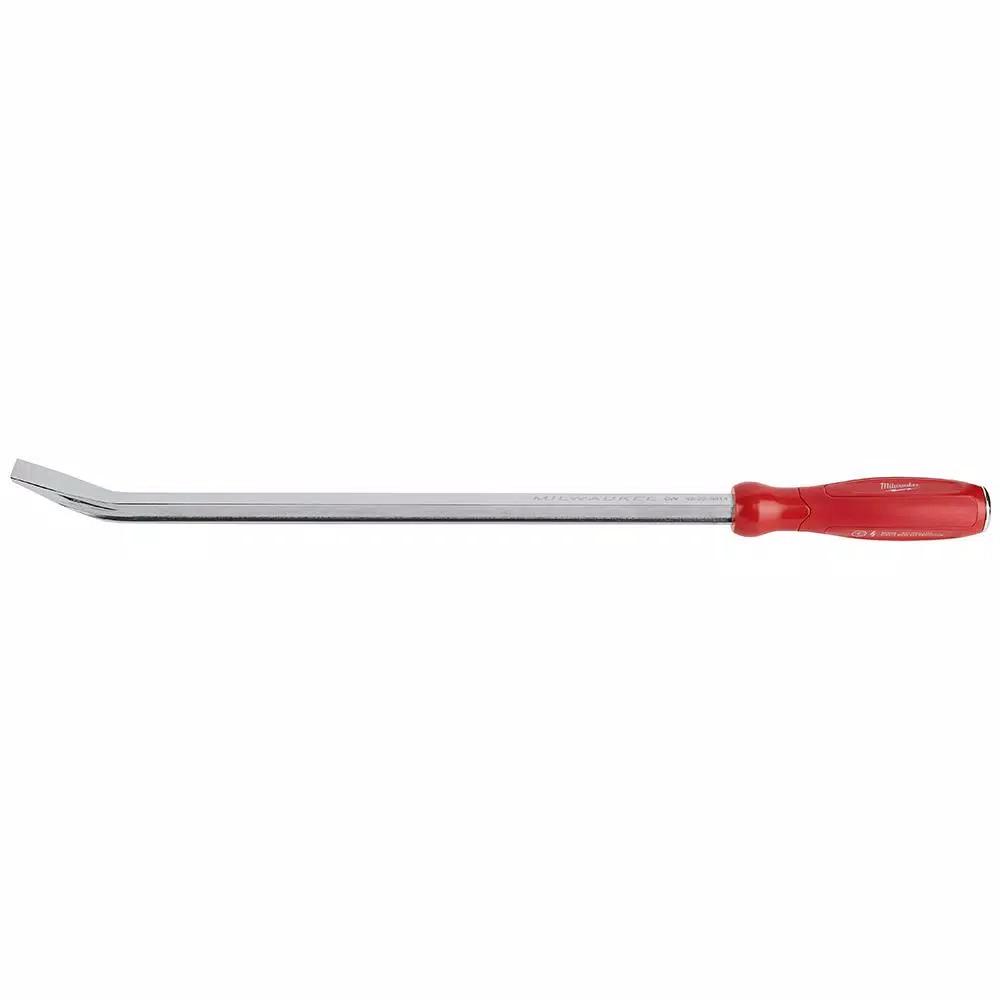 Milwaukee 4-Piece Pry Bar Set with I-Beam Design and Hammer-Ready Strike Cap