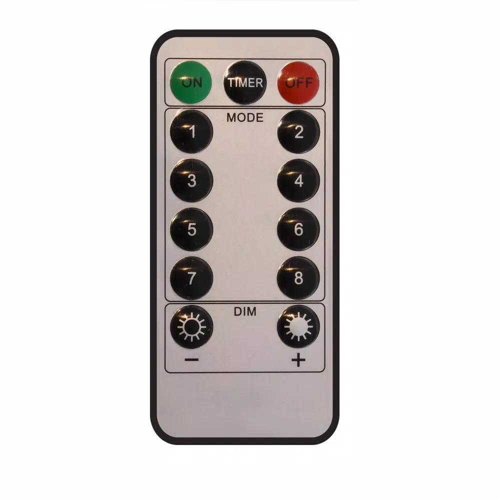LUMABASE 200-LED Multi-Color Starburst Fairy Lights with Remote Control, Battery Operated, Set of 2