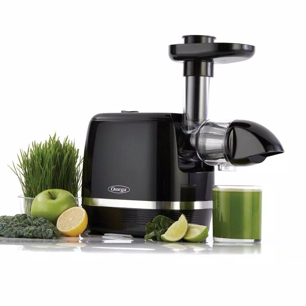 Omega H3000R Cold Press 365 Horizontal Masticating Juicer - Black