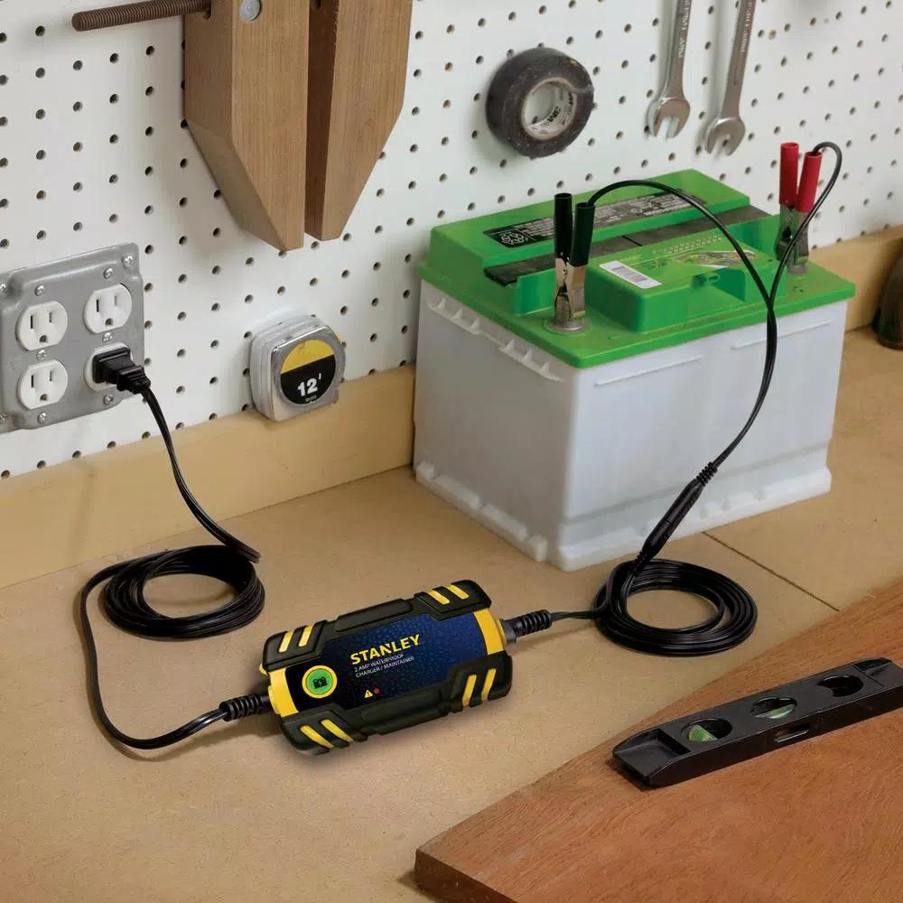 Stanley BC209W 12V 2 Amp Battery Charger and Maintainer