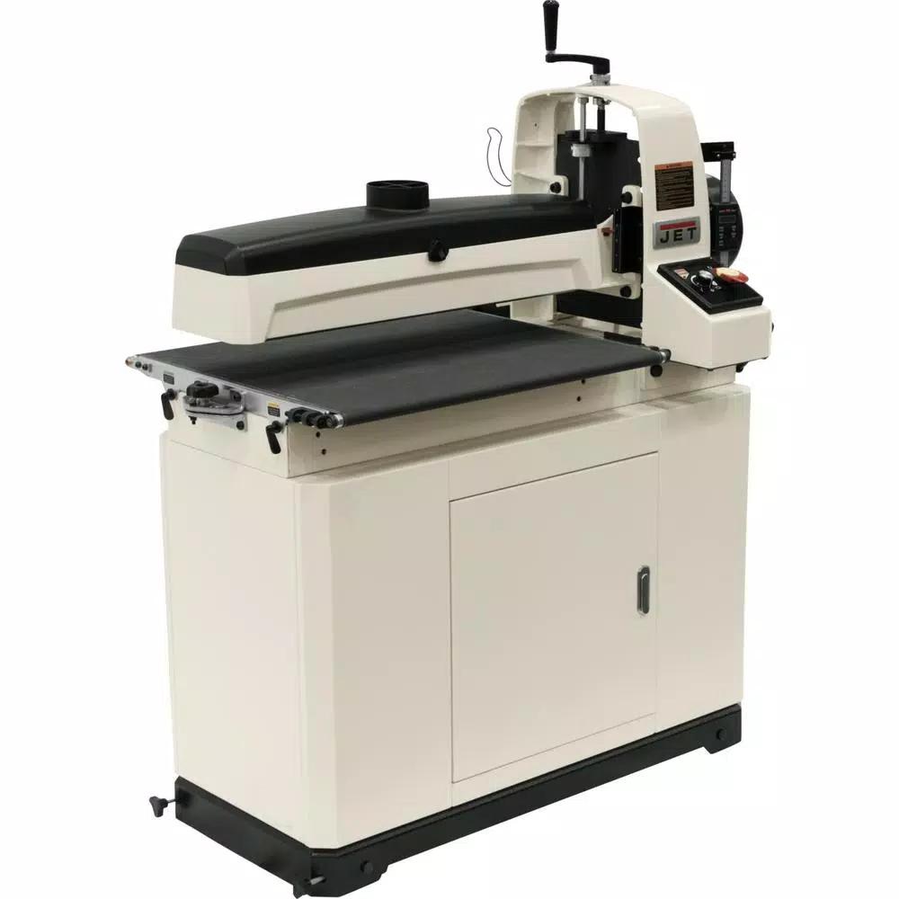 Jet JWDS-2550 115V Drum Sander with Closed Stand, 1.75 HP, Variable Speed