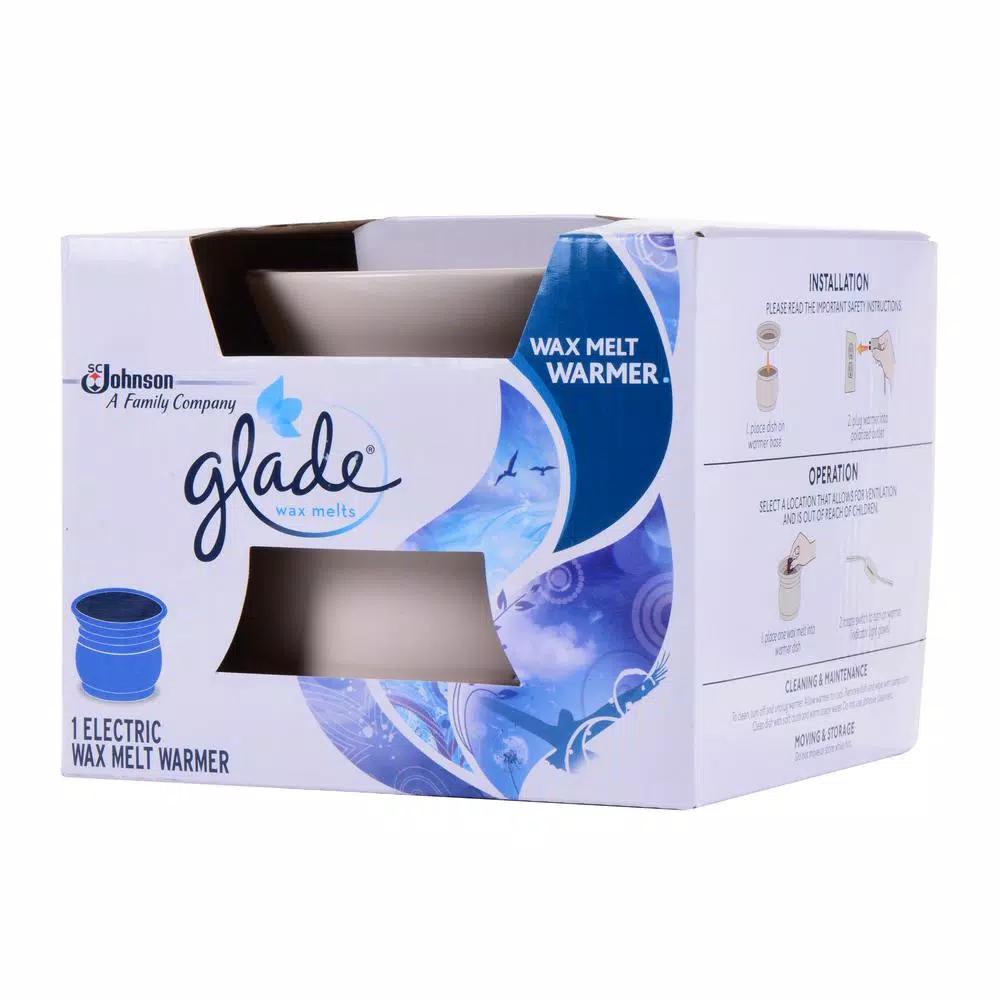 Glade Electric Wax Melt Air Freshener Warmer, White (2-Pack)