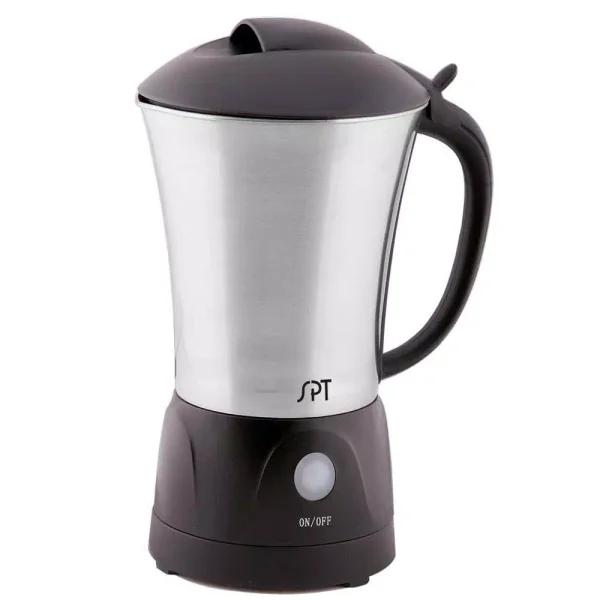 SPT One-Touch Electric Milk Frother and Warmer, 6 oz. Brushed Stainless Steel