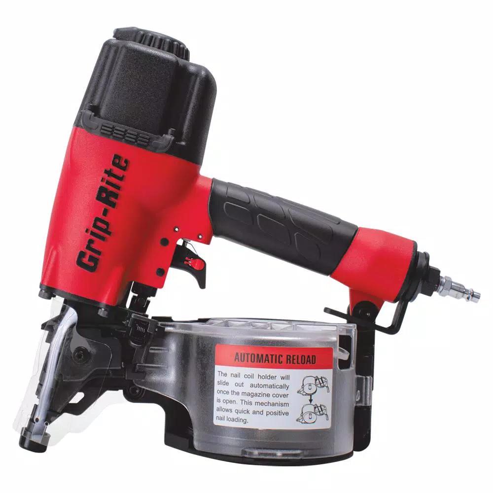 Grip-Rite RED System GRTCS250Z 15-Degree Coil Siding Nailer, 1-1/4 in. to 2-1/2 in.