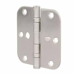 Everbilt 3-1/2 in. Satin Nickel Ball Bearing Door Hinge 3-Pack thumbnail 3