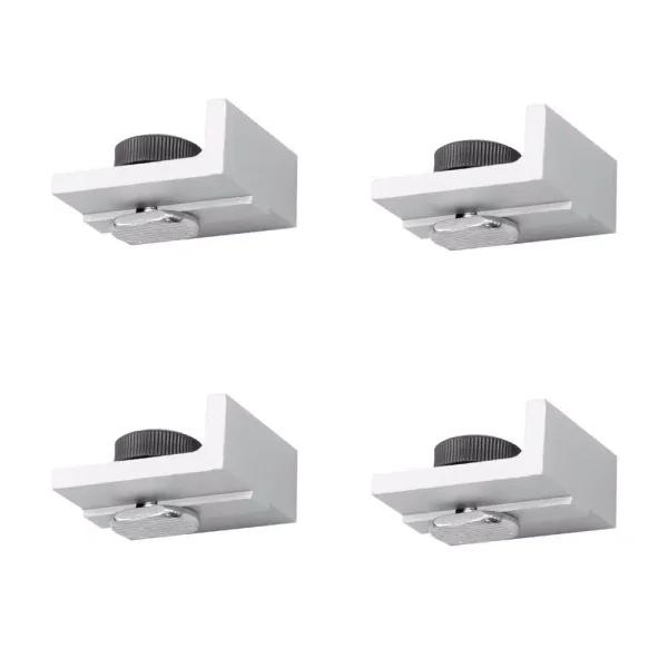 POWERTEC Universal T-Track Stop Kit with Parallel and Perpendicular Stops (4-Pack)