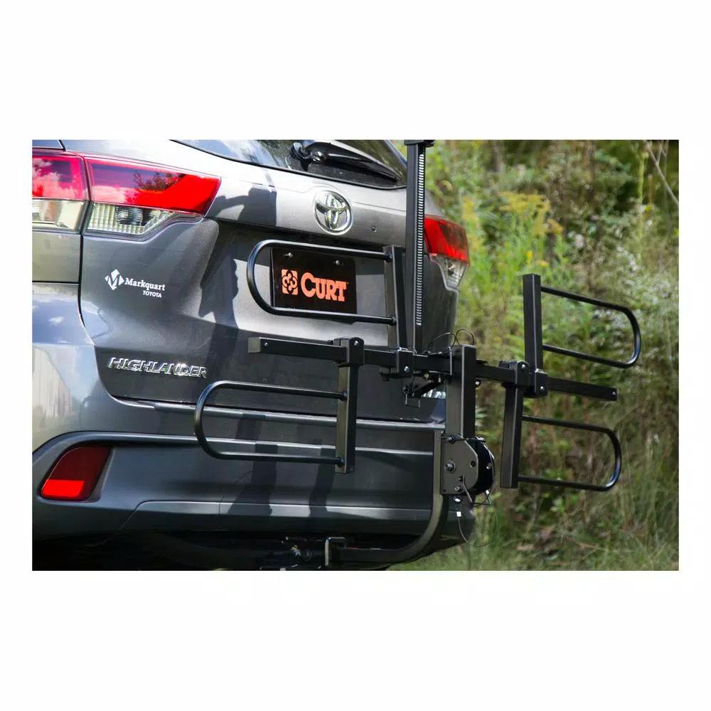 CURT Tray-Style Fat Tire Bike Rack Cradles, 4-7/8" I.D. (2-Pack)