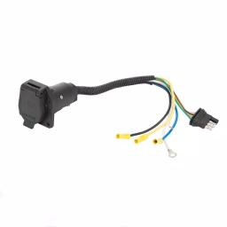 TowSmart 4-Way Flat to 7-Way Round Trailer Wiring Adapter thumbnail 1