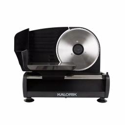 Unbranded Kalorik 200W Professional Food Slicer with 7.5 in. Stainless Steel Serrated Blade, Black thumbnail 2