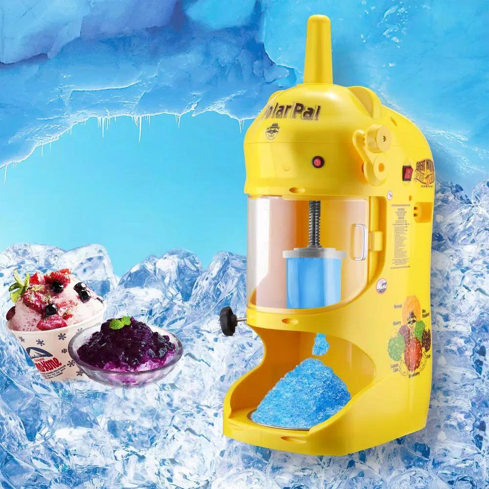 Great Northern Polar Pal 32 oz. Electric Ice Shaver and Snow Cone Machine, Yellow