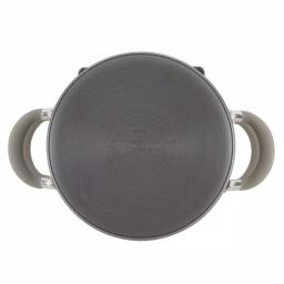 Circulon Elementum 3 Qt. Hard-Anodized Nonstick Covered Multipot with Steamer Insert, Oyster Gray thumbnail 3