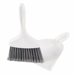 Libman 10 in. Whisk Broom and Dustpan Set, Gray thumbnail 3