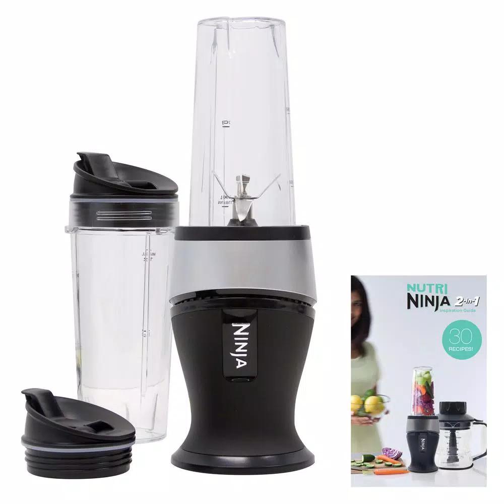 Ninja Fit 700W Personal Blender, 16 oz. Nutri Ninja Cups, Black