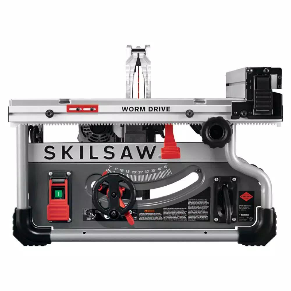 SKILSAW 8-1/4 in. 15 Amp Corded Worm Drive Portable Table Saw with Diablo Blade