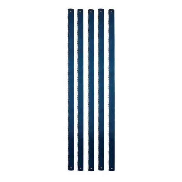 Stanley Jr. Hacksaw Replacement Blades, 5-Pack, 24 TPI Hardened Steel